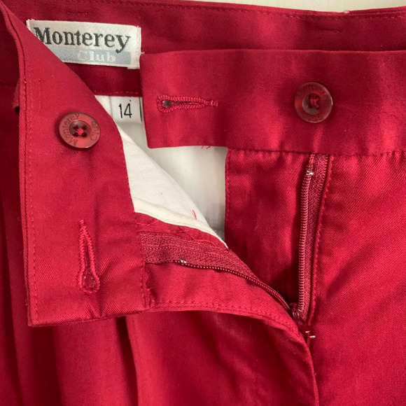 Monterey Club Maroon Shorts - Picture 4 of 8